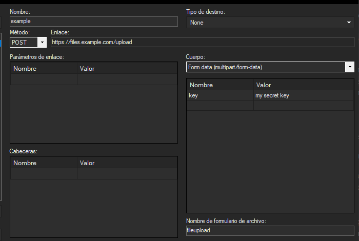 Screenshot displaying the correct settings in ShareX